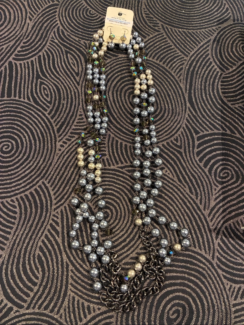 Multi-Strand Pearl Bead Necklace